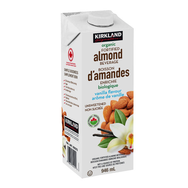 Kirkland Signature Organic Almond Beverage, Vanilla, 6 × 946 mL — image 3