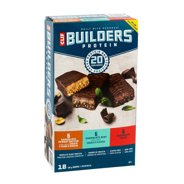 Clif Builders Protein Bars, 18 × 68 g — gallery image 2