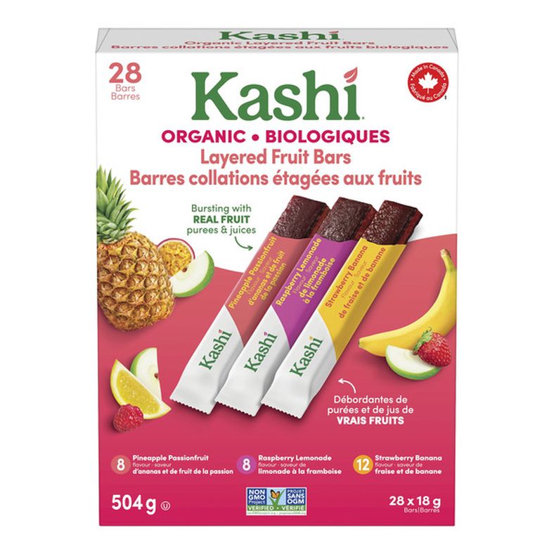 Kashi Organic Layered Fruit Bars, 28 × 18 g — product image