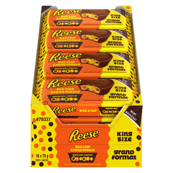 Reese Big Cup King Size Peanut Butter Cups, 16-count — gallery image 2