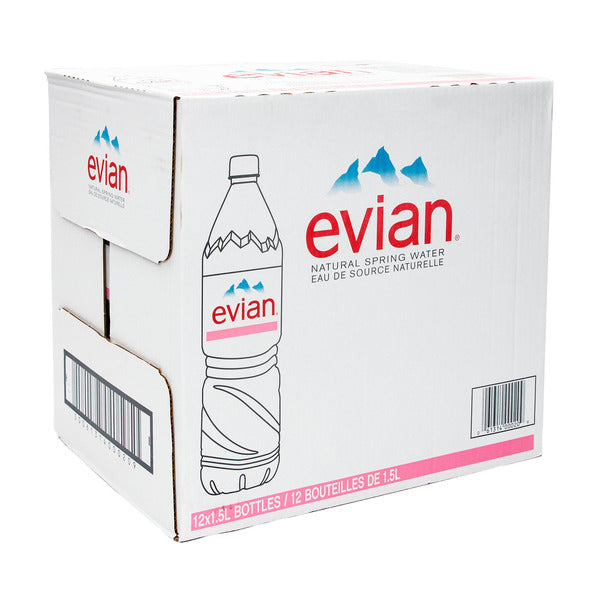 Evian Natural Spring Water 12 × 1.5 L — image 2