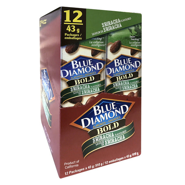 Blue Diamond Sriracha Flavoured Almonds, 12 × 43 g — gallery image 2