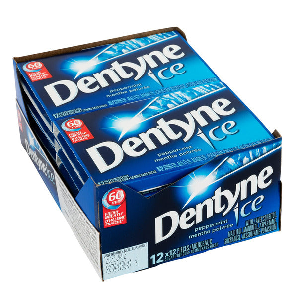 Dentyne Ice Peppermint Sugar-free Gum, 12 × 12 pieces — gallery image 2