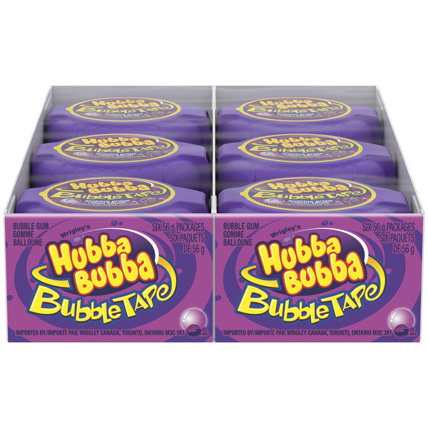 HUBBA BUBBA GRAPE 12UN GUM TAPE GRAPE WRIGLEYS — gallery image 3