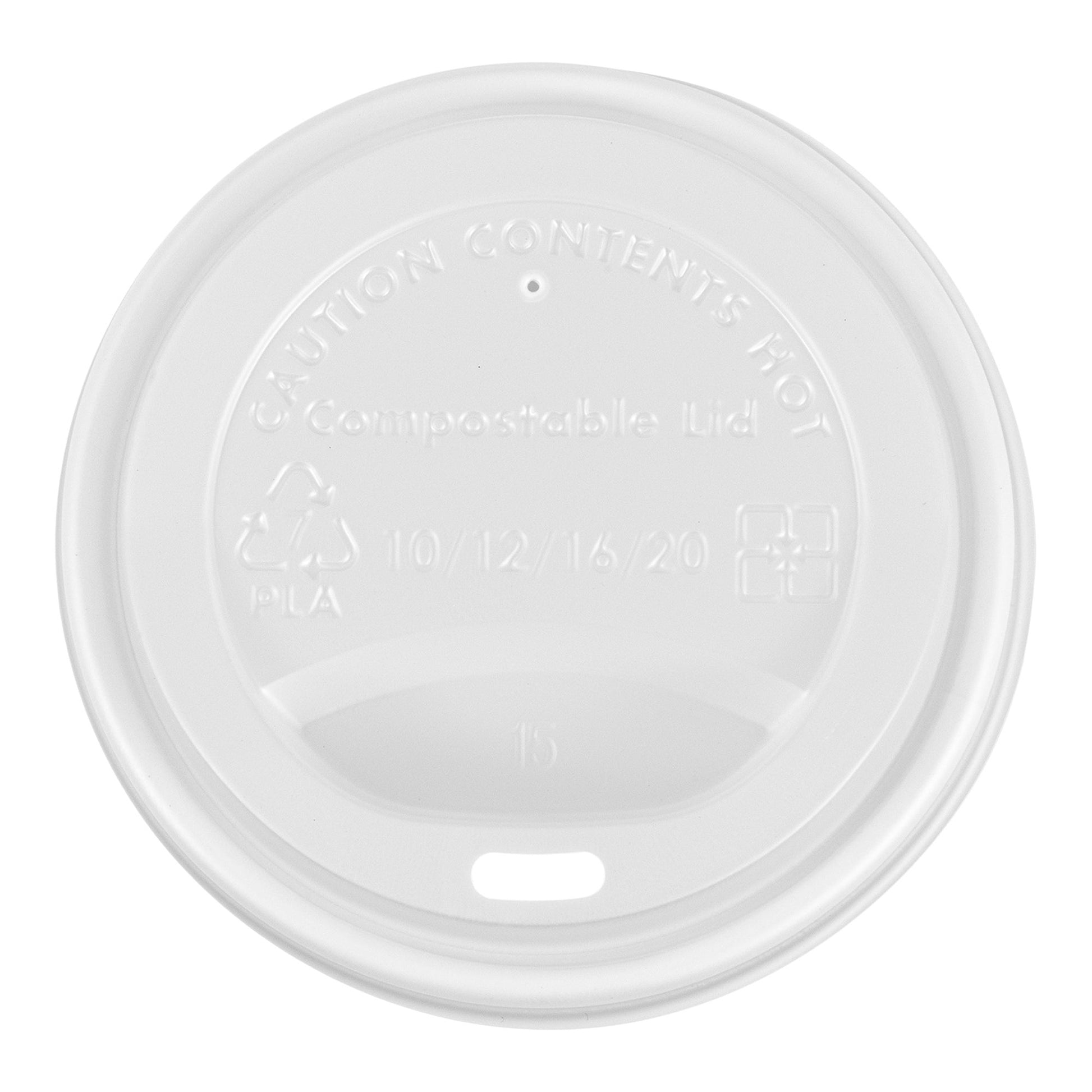 iECO Compost Dome Sip Lid 90mm, 5 Packs of 100 - image 1