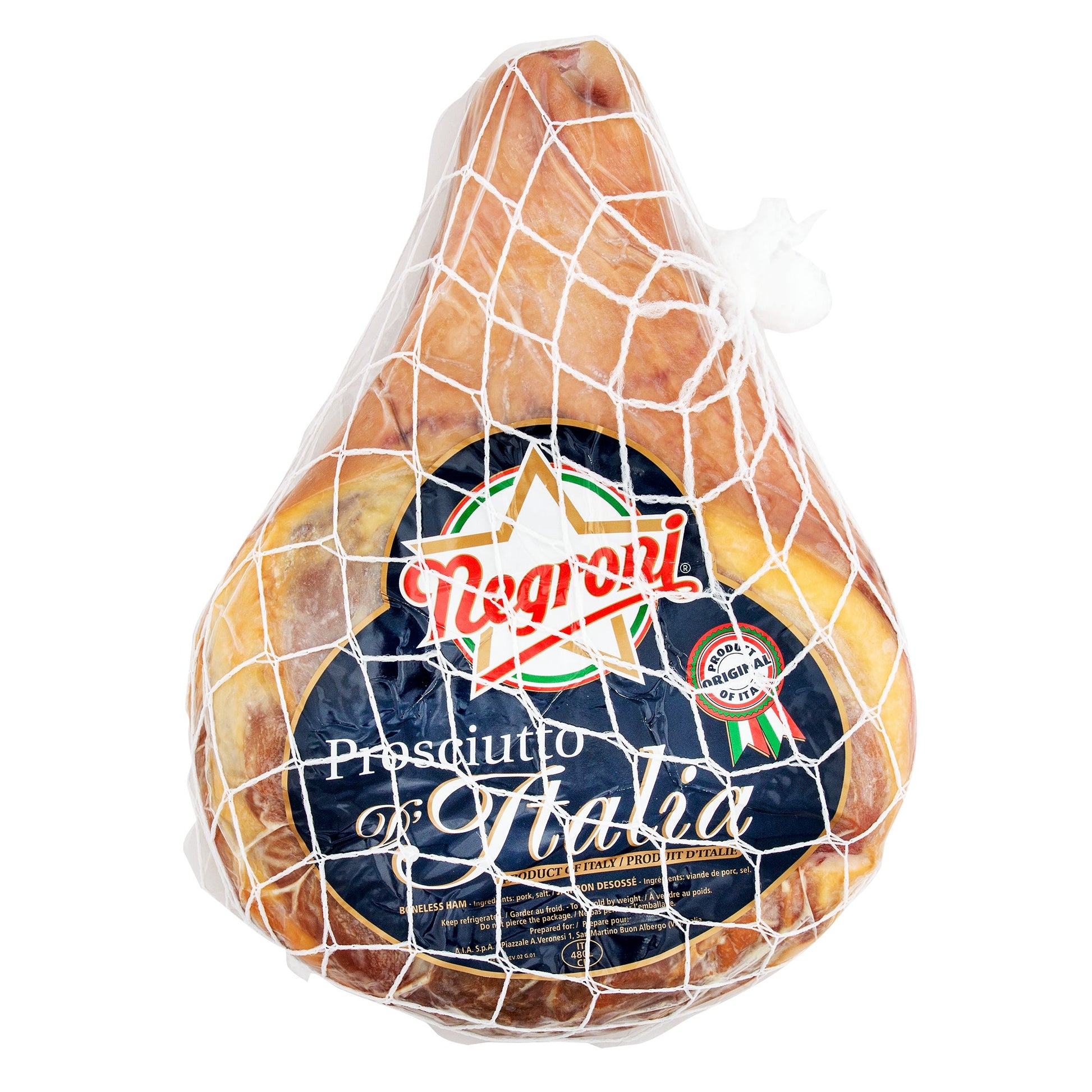 Negroni Imported Prosciutto, 5.2 kg average weight* - image 1