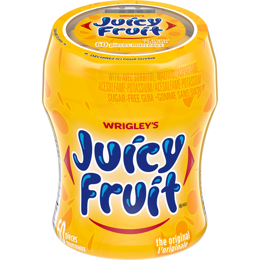 Juicy Fruit Yellow The Original Gum, 6 × 60 pellets — product image