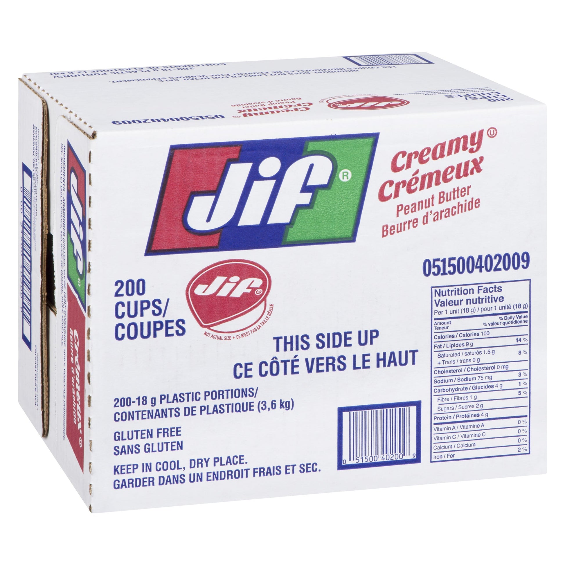 JIF Creamy Peanut Butter, 200 x 18 g - image 4