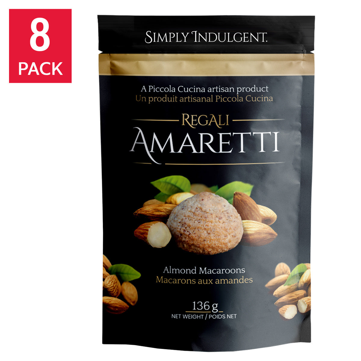 Piccola Cucina Regali Almond Macaroons, 8 × 136 g - image 10