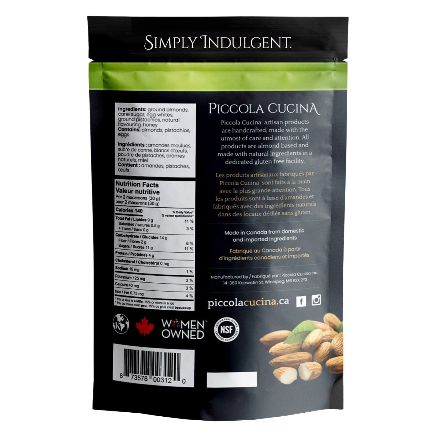 Piccola Cucina Regali Almond Macaroons, 8 × 136 g - image 3