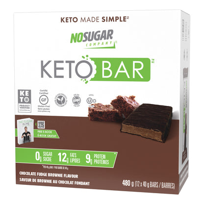 No Sugar Keto Bar, Bars, 2 × 480 g - image 3