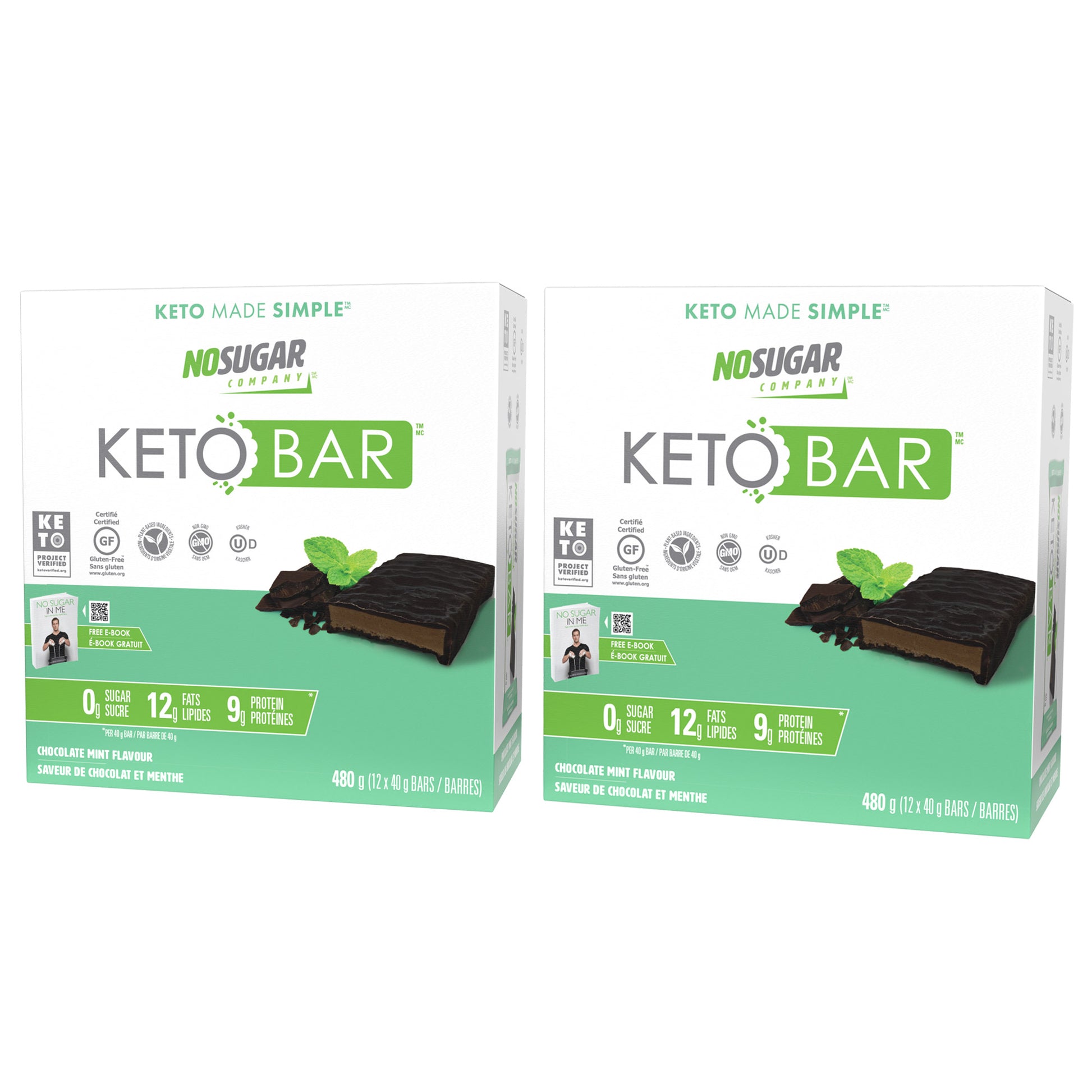 No Sugar Keto Bar, Bars, 2 × 480 g - image 9
