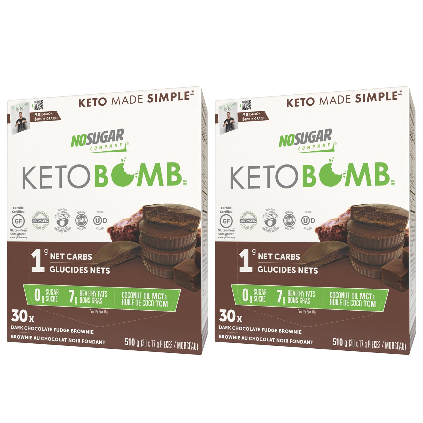 No Sugar Keto Bomb, 2 × 510 g - image 2