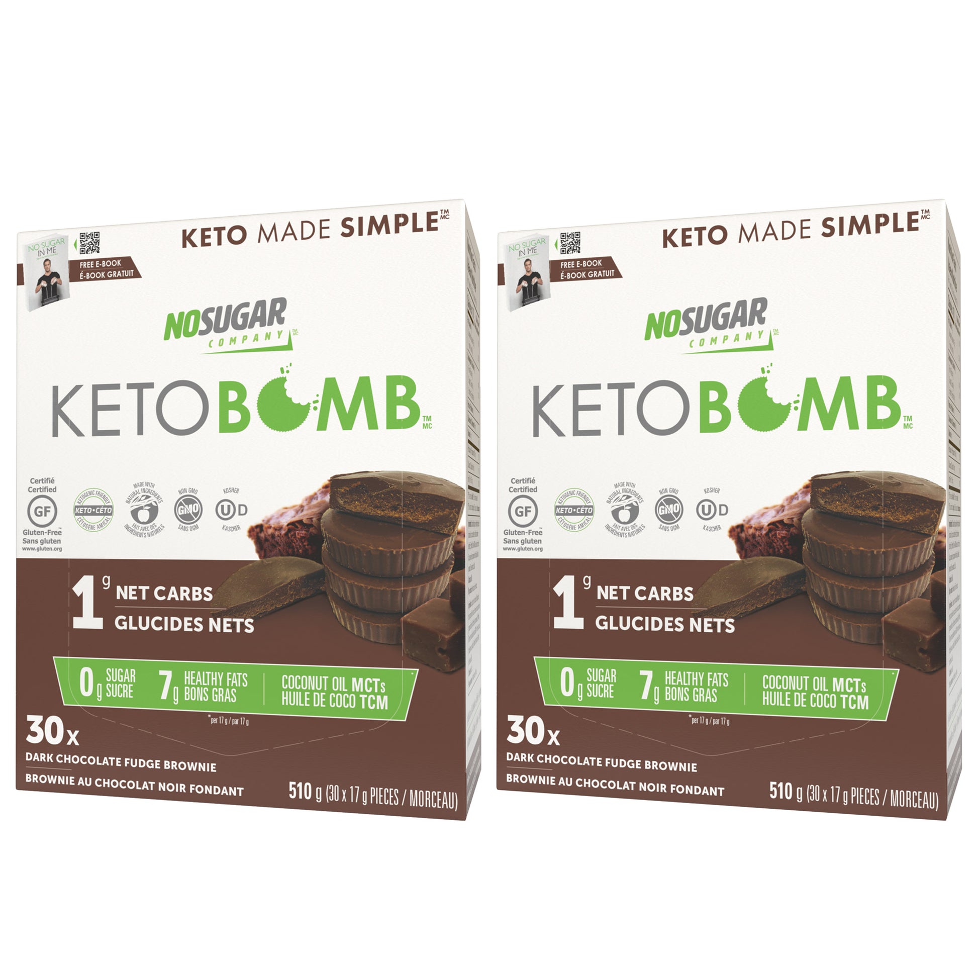 No Sugar Keto Bomb, 2 × 510 g - image 2