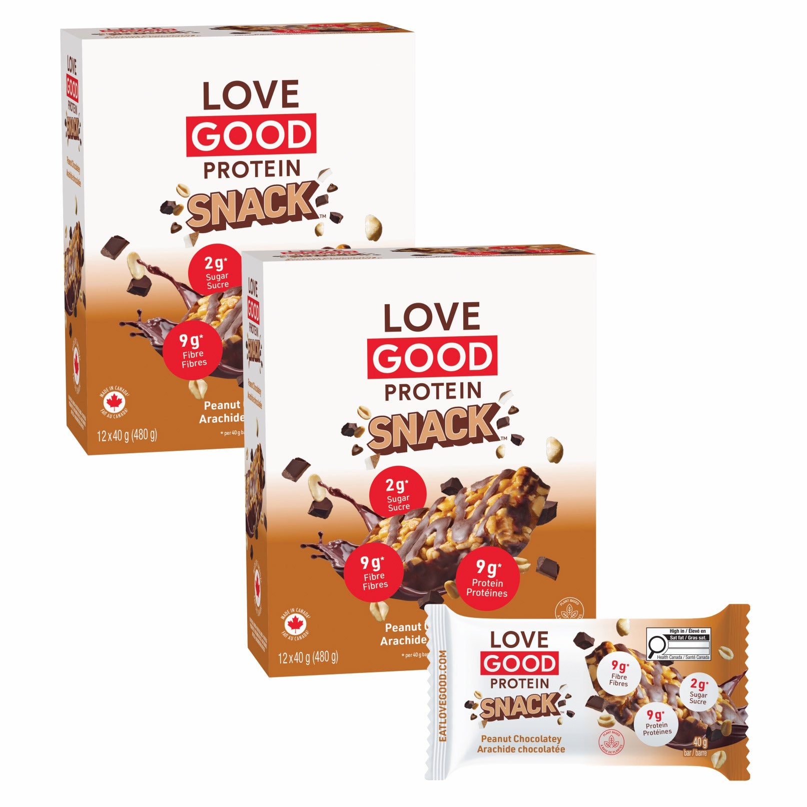 Love Good Fats Chewy Nutty, Nut Bars, 24 × 40 g - image 2