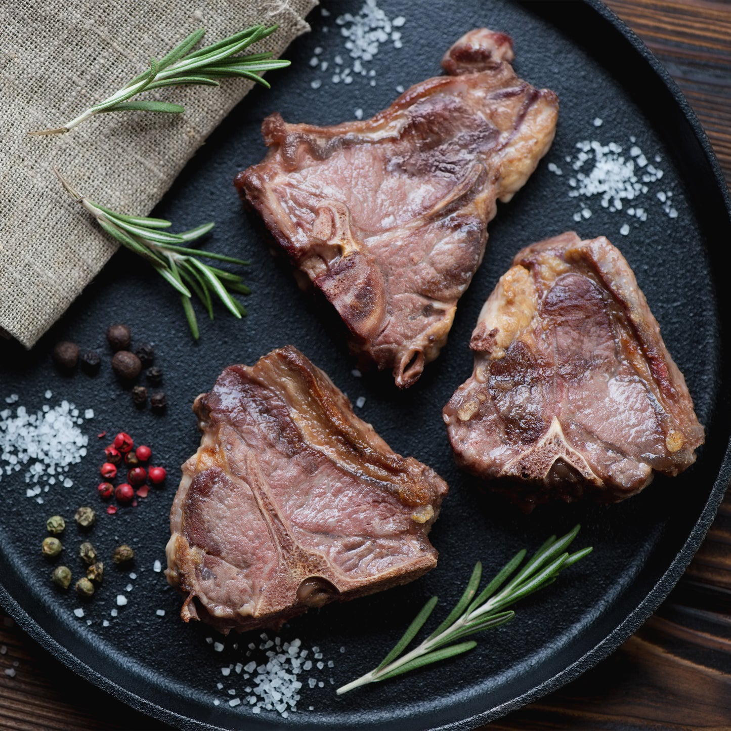 New Zealand Spring Lamb Loin Chops 350 g (0.77 lb) 8-pack - image 3
