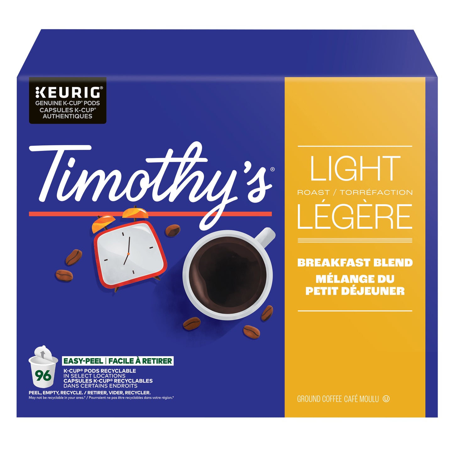 Timothy's World Coffee Breakfast Blend K-Cup Pods, 96-count - image 2