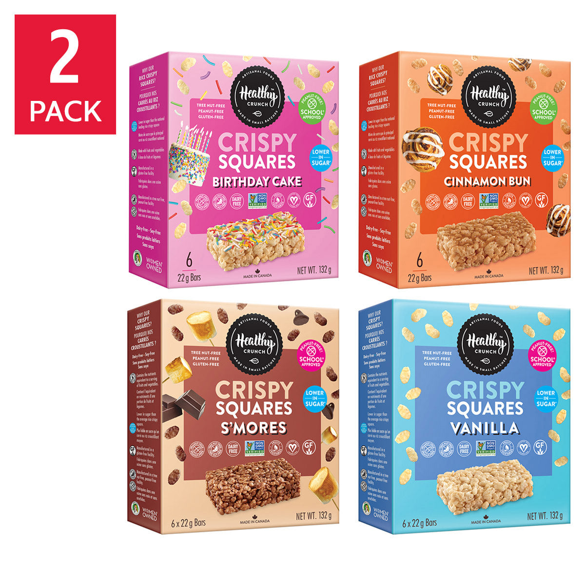 Healthy Crunch Crispy Squares, 8 × 132 g - image 6