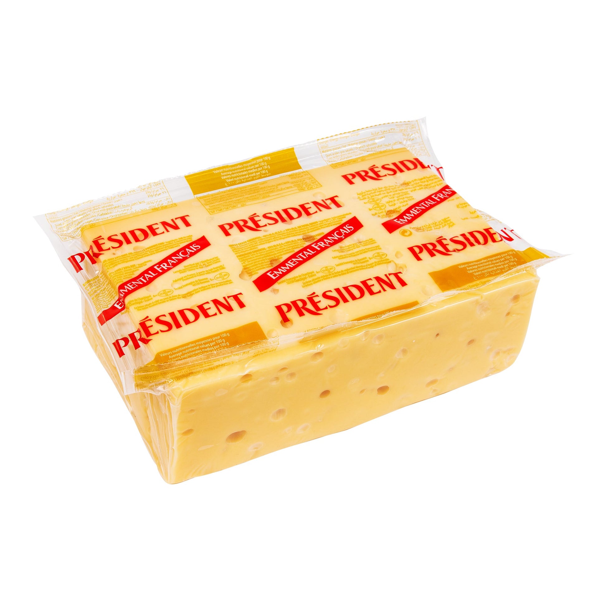 Président Emmental Swiss Cheese, 3 kg avg wt* - image 1