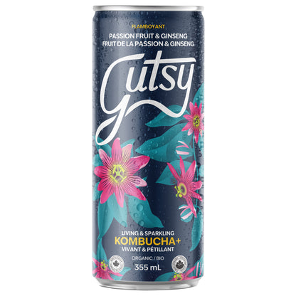 Gutsy Organic Kombucha Discovery Pack, 355 mL (12 fl oz) × 48 cans - image 3