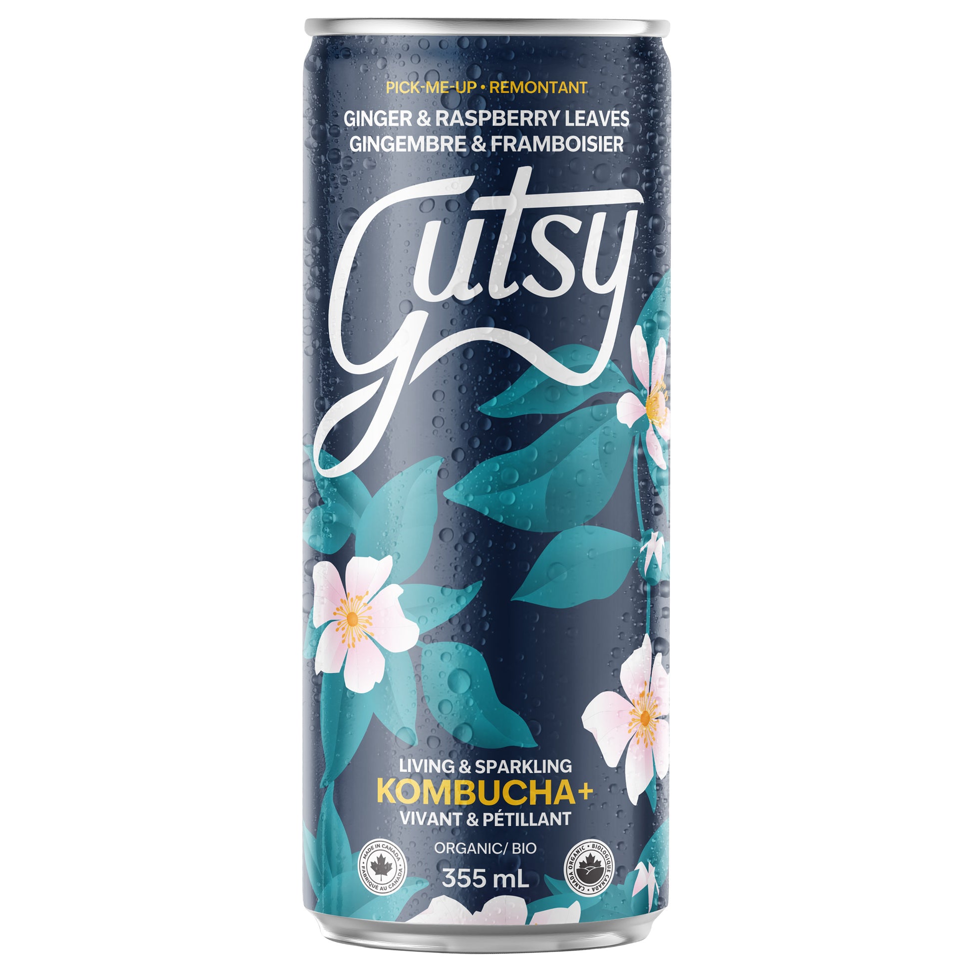 Gutsy Organic Kombucha Discovery Pack, 355 mL (12 fl oz) × 48 cans - image 4
