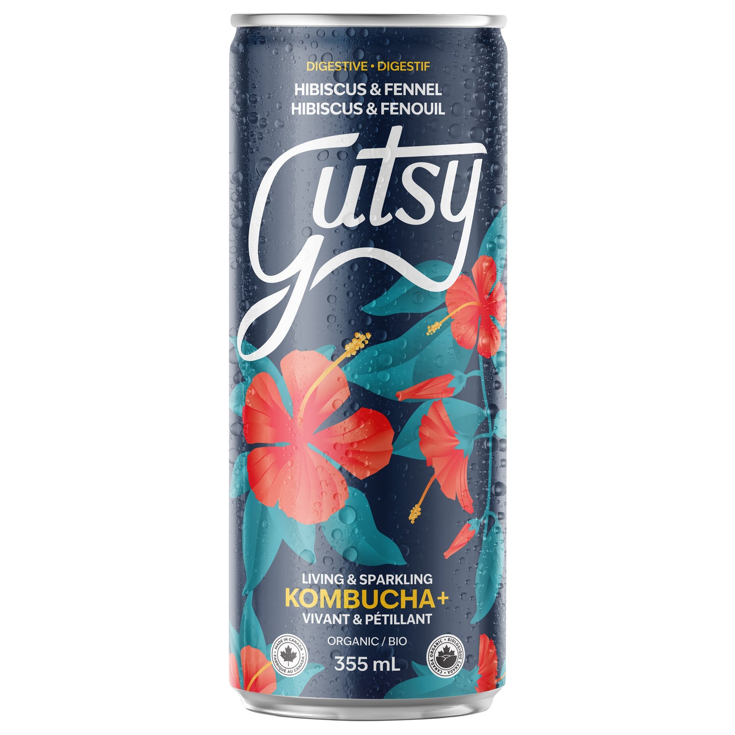 Gutsy Organic Kombucha Discovery Pack, 355 mL (12 fl oz) × 48 cans - image 6