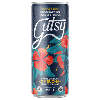 Gutsy Organic Kombucha Discovery Pack, 355 mL (12 fl oz) × 48 cans - image 6
