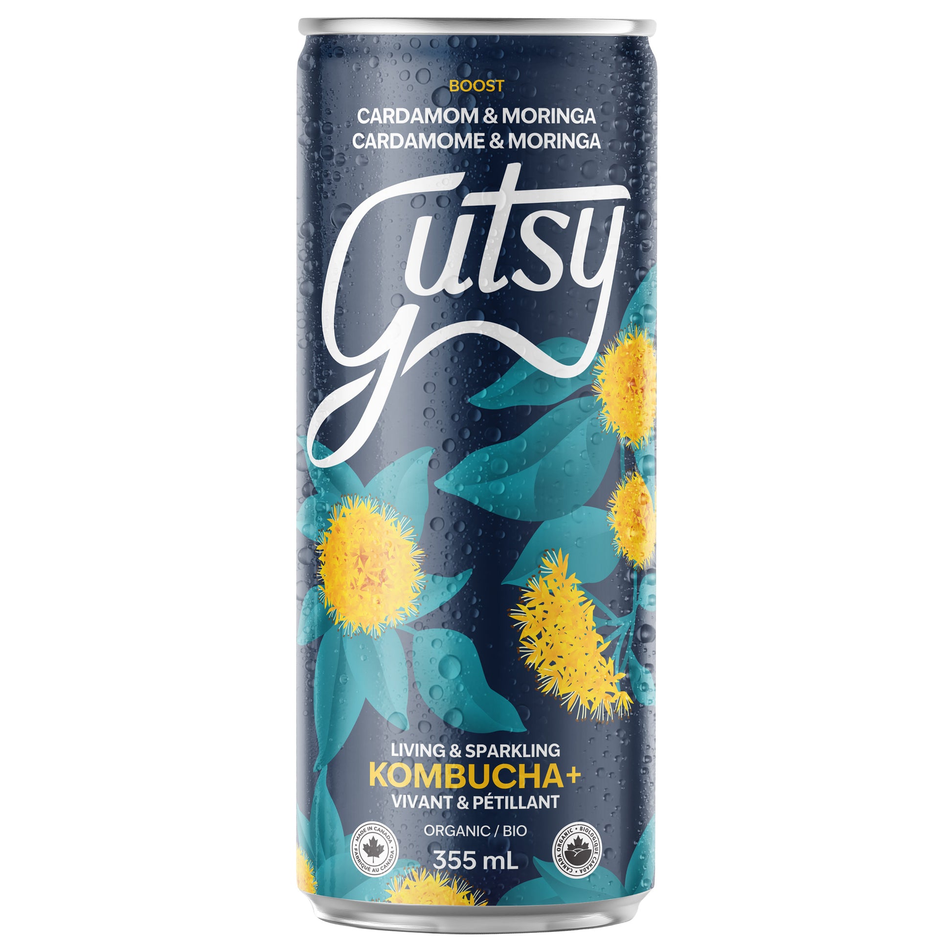 Gutsy Organic Kombucha Discovery Pack, 355 mL (12 fl oz) × 48 cans - image 7