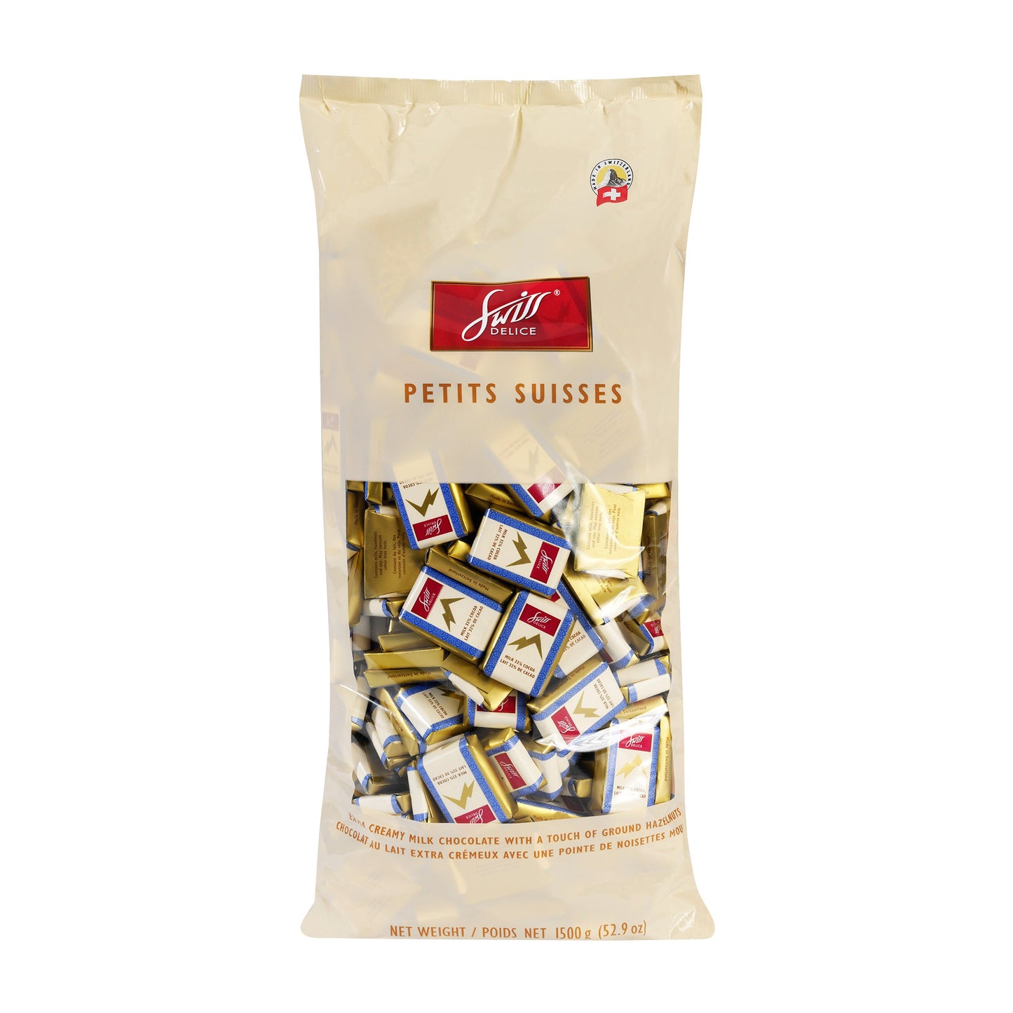 Swiss Delice Petits Suisses Milk Chocolate, 1.5 kg — product image