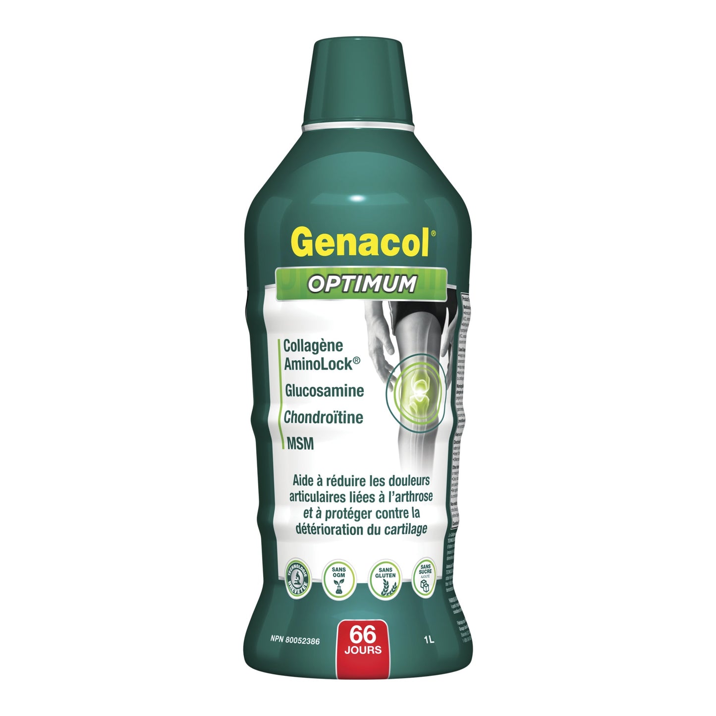 Genacol Optimum - Collagen, Glucosamine/Chondroitin & MSM - 1L - image 1