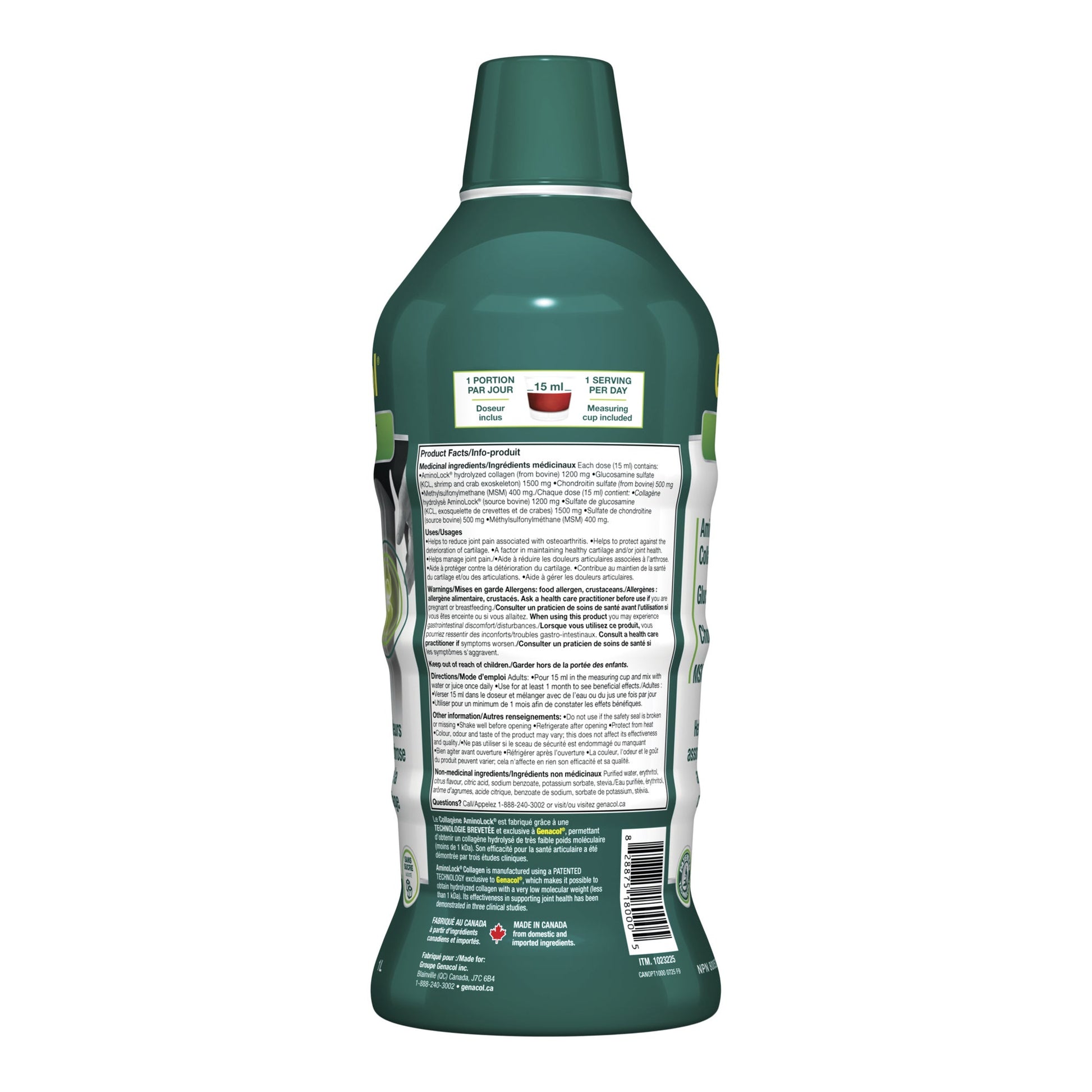 Genacol Optimum - Collagen, Glucosamine/Chondroitin & MSM - 1L - image 2