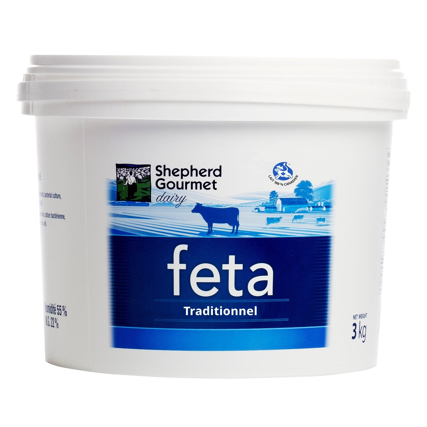 Shepherd Gourmet Dairy Traditional Cow Feta, 3 kg - image 1