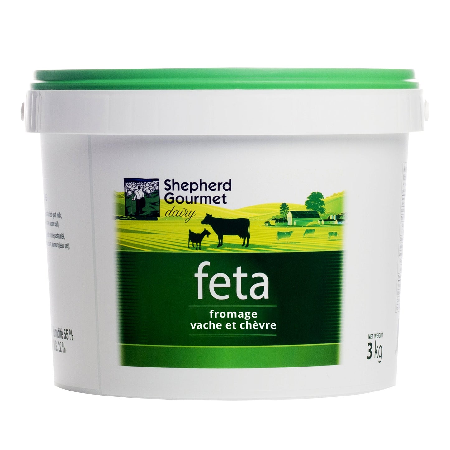 Shepherd Gourmet Dairy Cow and Goat Feta, 3 kg - image 1