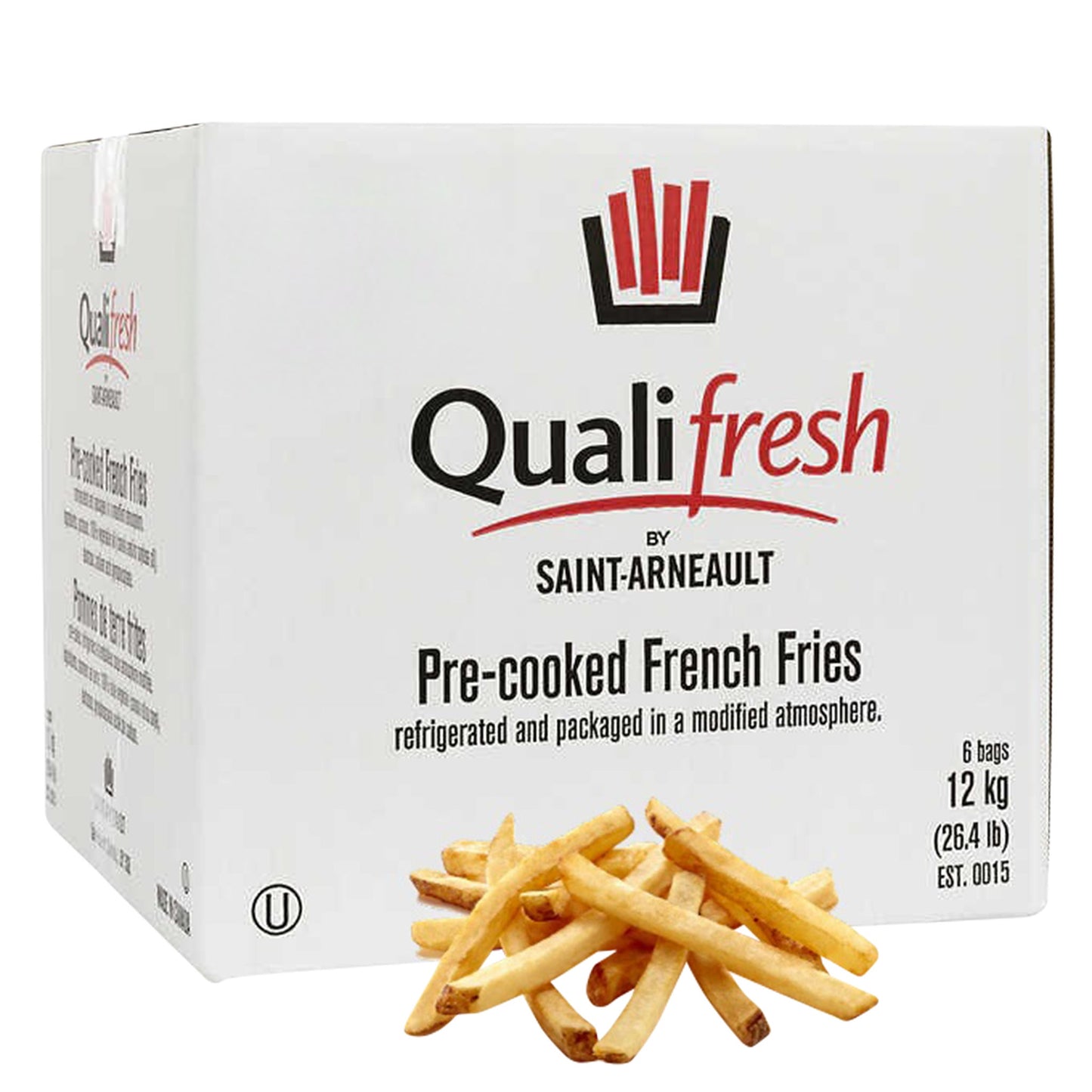 Qualifresh Pre-cooked French Fries, 6 × 2 kg - image 1