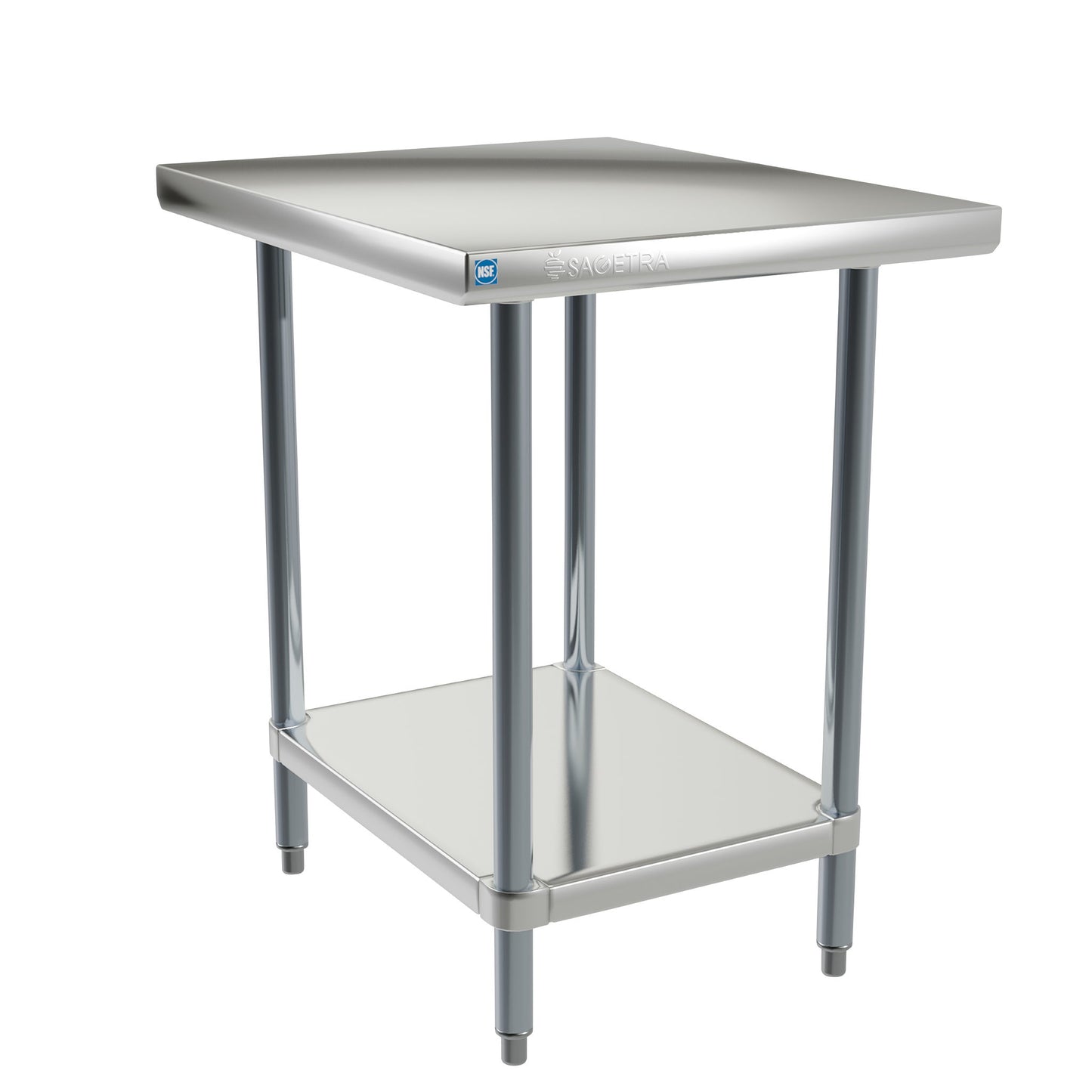 Sagetra Stainless Steel Worktable 30 in. × 24 in. × 34 in. - image 1