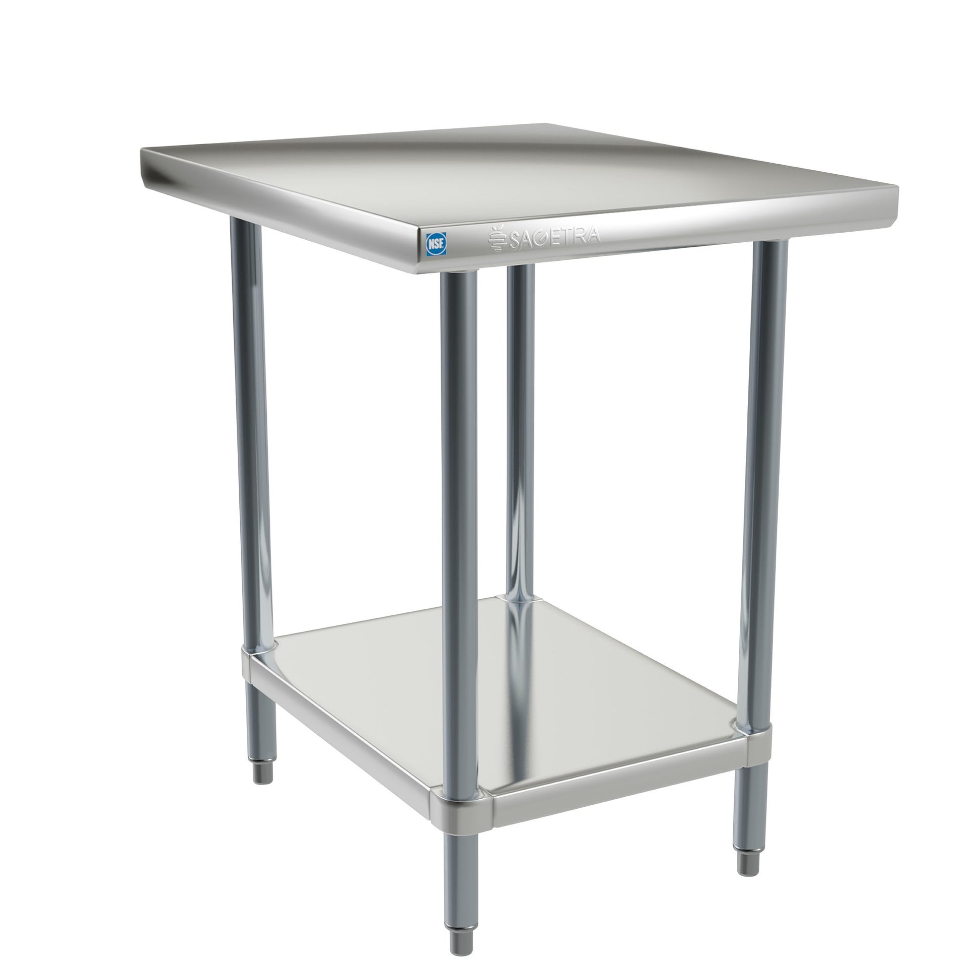 Sagetra Stainless Steel Worktable 30 in. × 24 in. × 34 in. - image 1