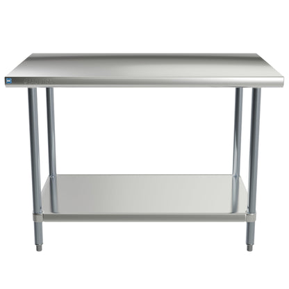 Sagetra Stainless Steel Worktable 30 in. × 48 in. × 34 in. - image 3