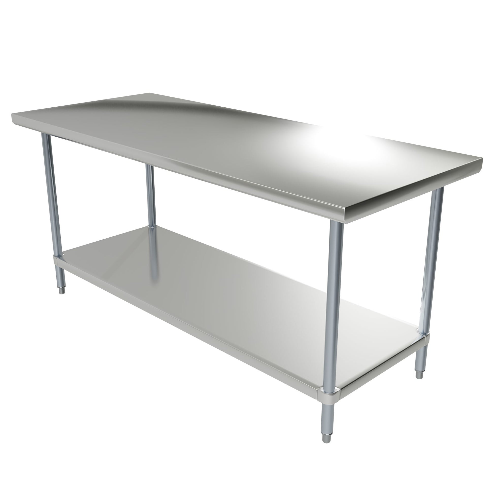Sagetra Stainless Steel Worktable, 30 in. × 72 in. × 34 in. - image 2