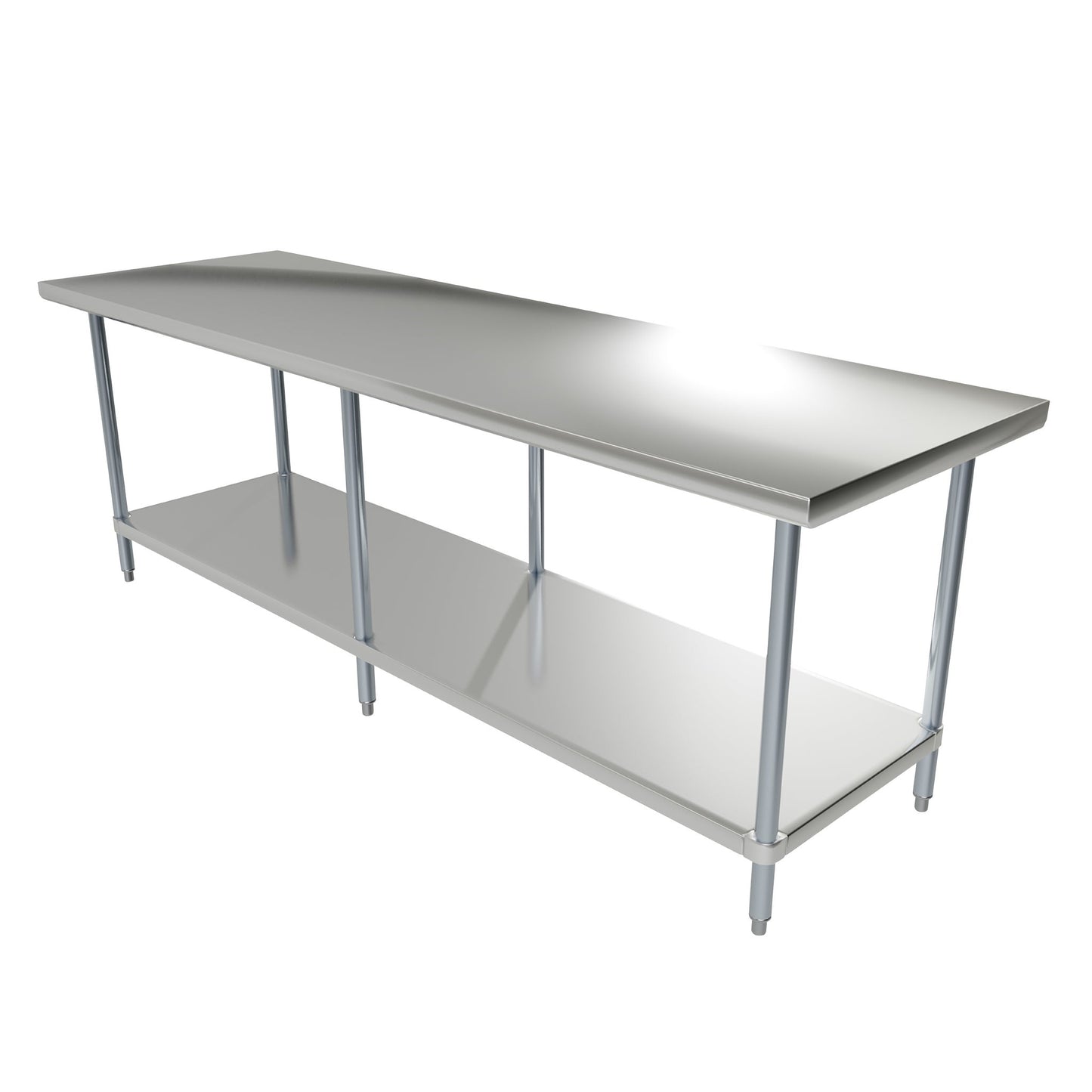 Sagetra Stainless Steel Worktable 30 in × 96 in × 34 in - image 3