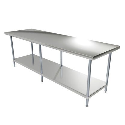 Sagetra Stainless Steel Worktable 30 in × 96 in × 34 in - image 3