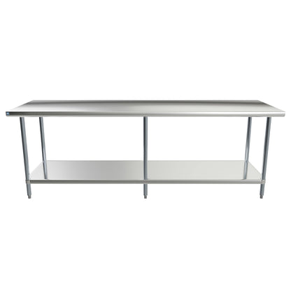 Sagetra Stainless Steel Worktable 30 in × 96 in × 34 in - image 2