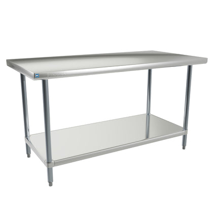 Sagetra Stainless steel worktable 30 in, × 60 in. × 34 in. - image 1
