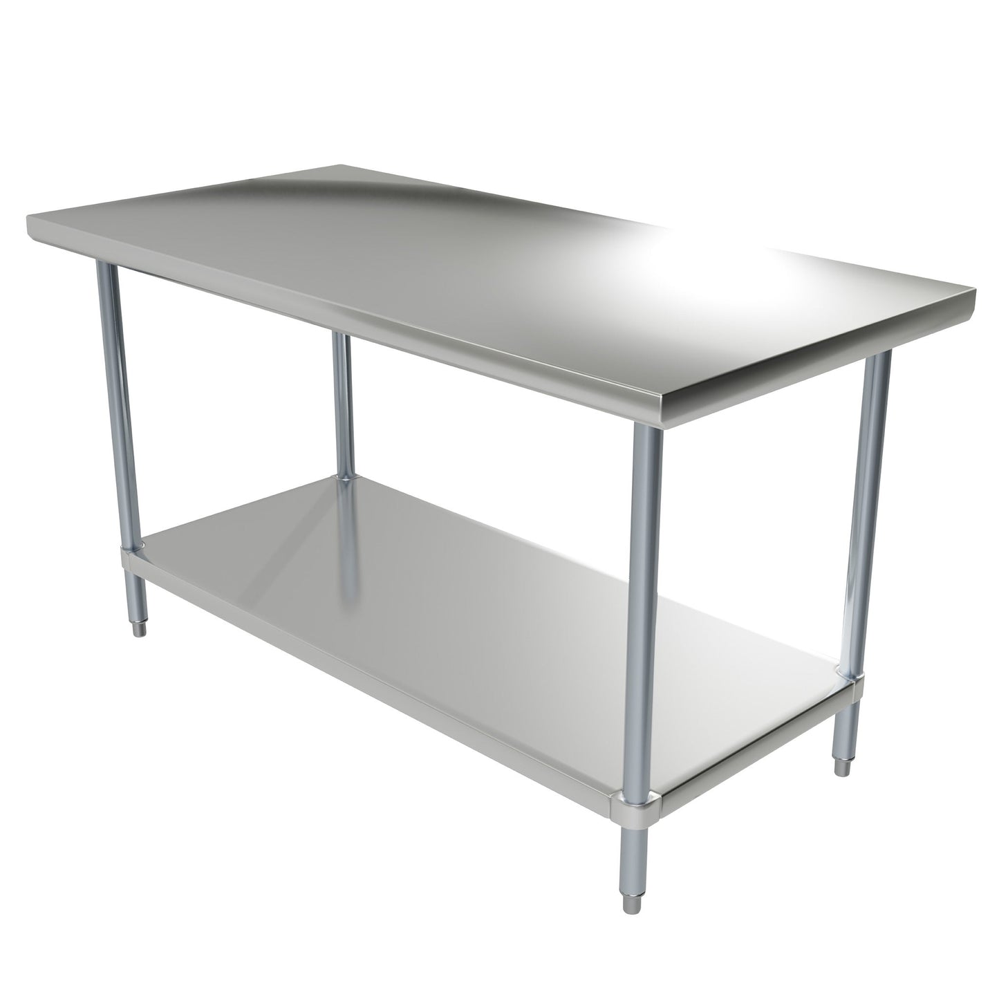Sagetra Stainless steel worktable 30 in, × 60 in. × 34 in. - image 2