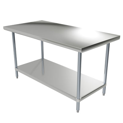Sagetra Stainless steel worktable 30 in, × 60 in. × 34 in. - image 2