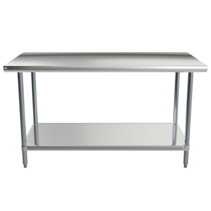 Sagetra Stainless steel worktable 30 in, × 60 in. × 34 in. - image 3