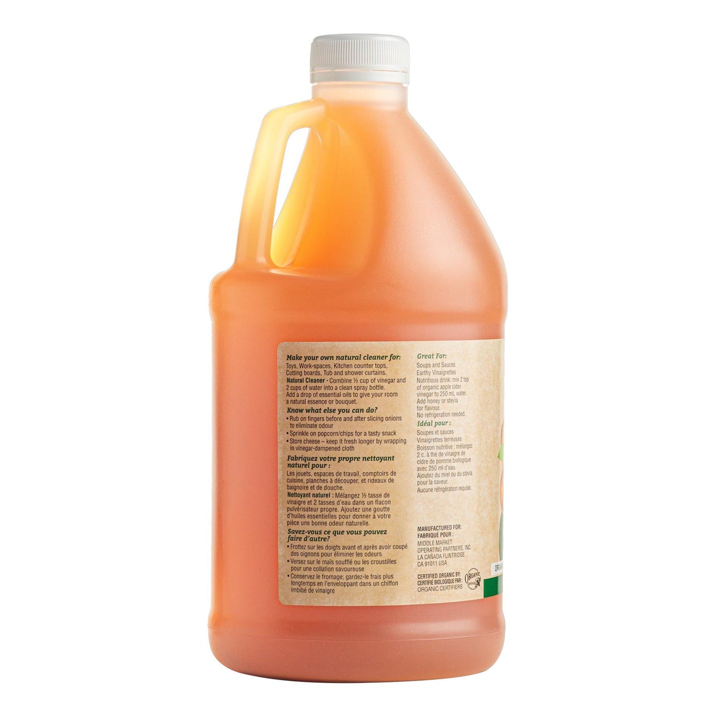 Mother Earth Organic Apple Cider Vinegar, 1.9 L - image 2