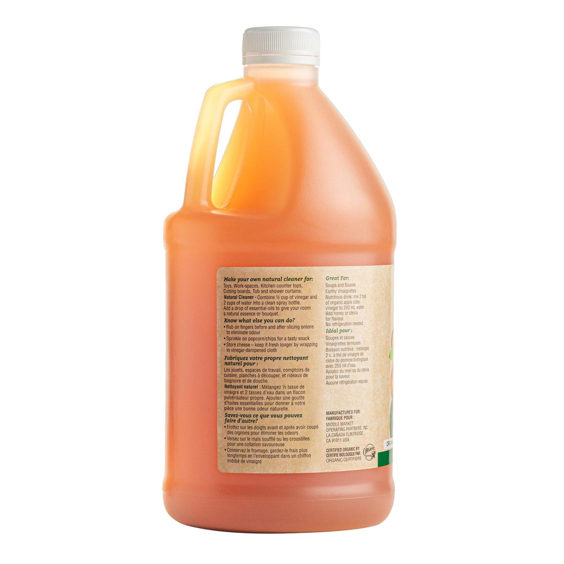 Mother Earth Organic Apple Cider Vinegar, 1.9 L - image 2
