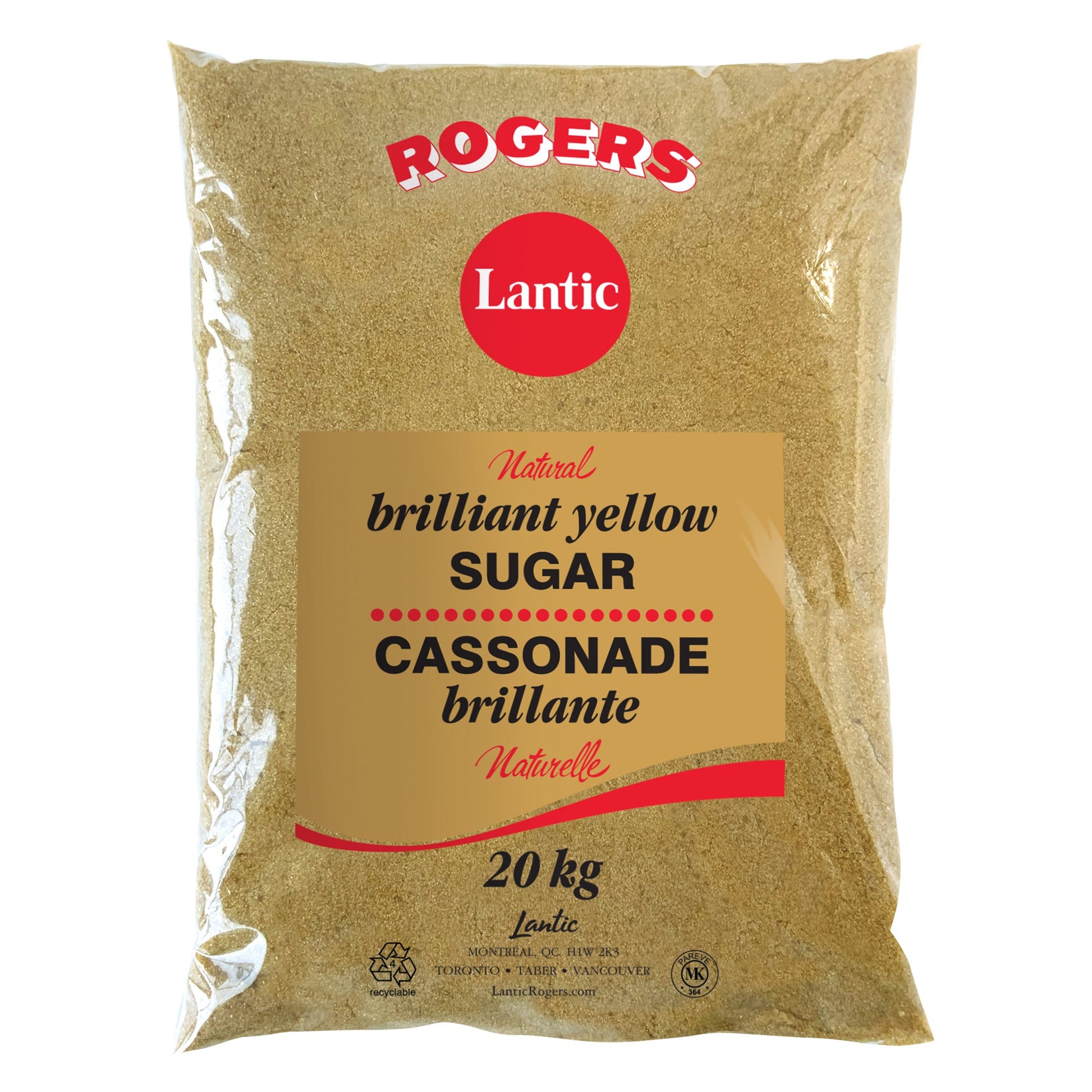 Rogers Brilliant Yellow Sugar, 20 kg - image 1