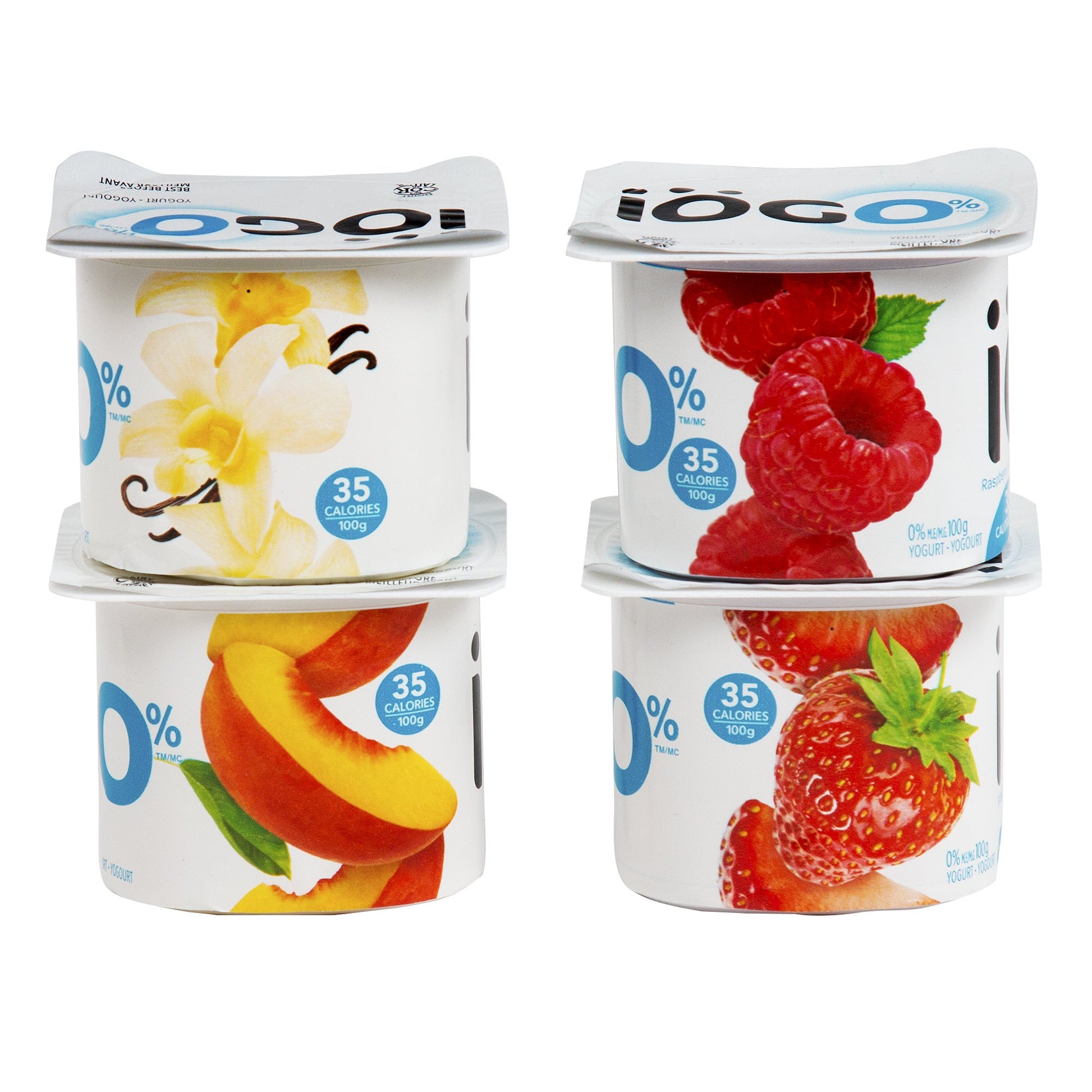 IÖGO 0% Yogurt, 24 × 100 g - image 1