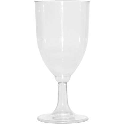 Café Express Crystal Clear Plastic Wine Glasses, 144-count - image 1